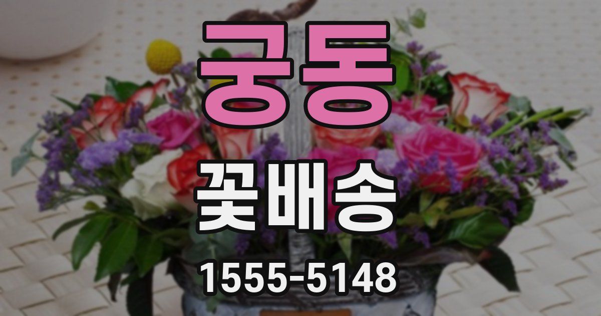 궁동 꽃배송