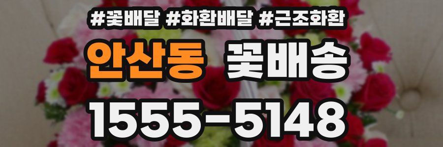 안산동 꽃배송
