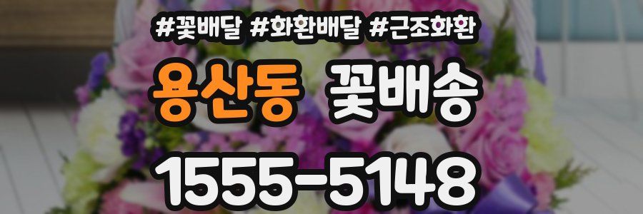 용산동 꽃배송