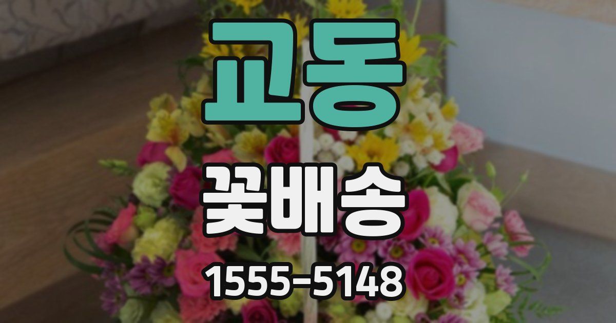 교동 꽃배송