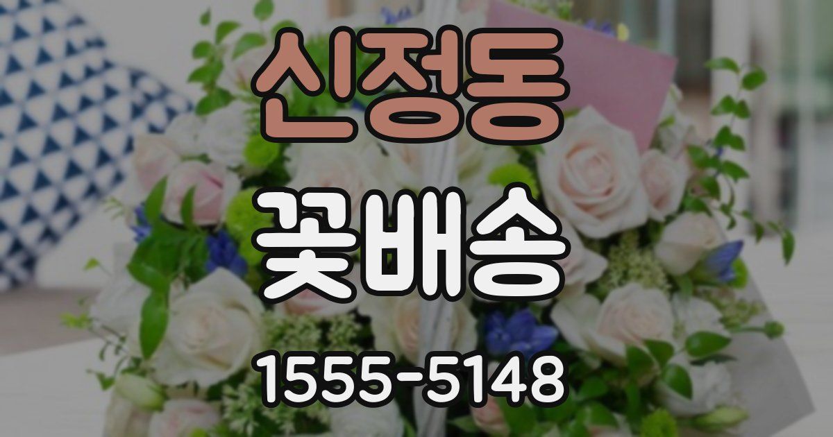 신정동 꽃배송
