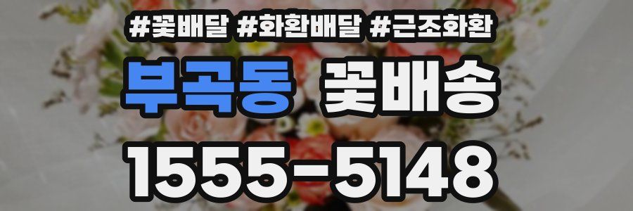 부곡동 꽃배송