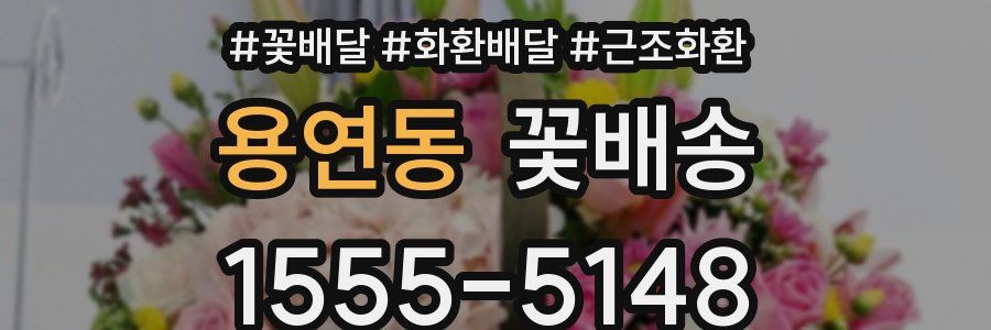 용연동 꽃배송