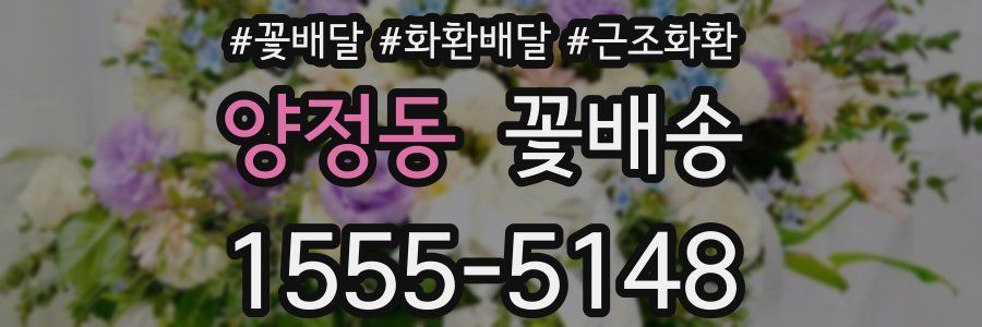양정동 꽃배송