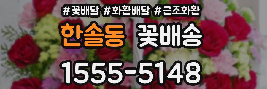 한솔동 꽃배송