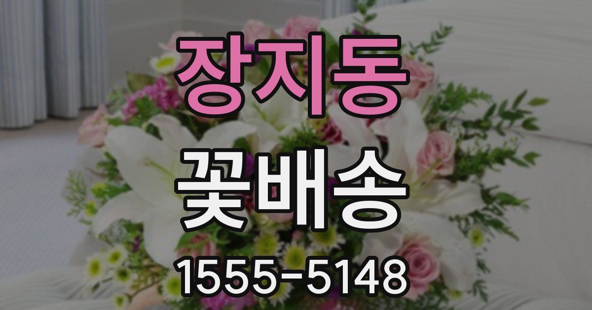 장지동 꽃배송