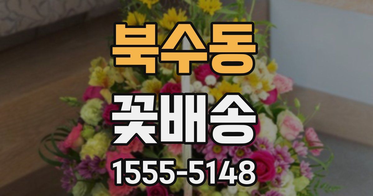 북수동 꽃배송