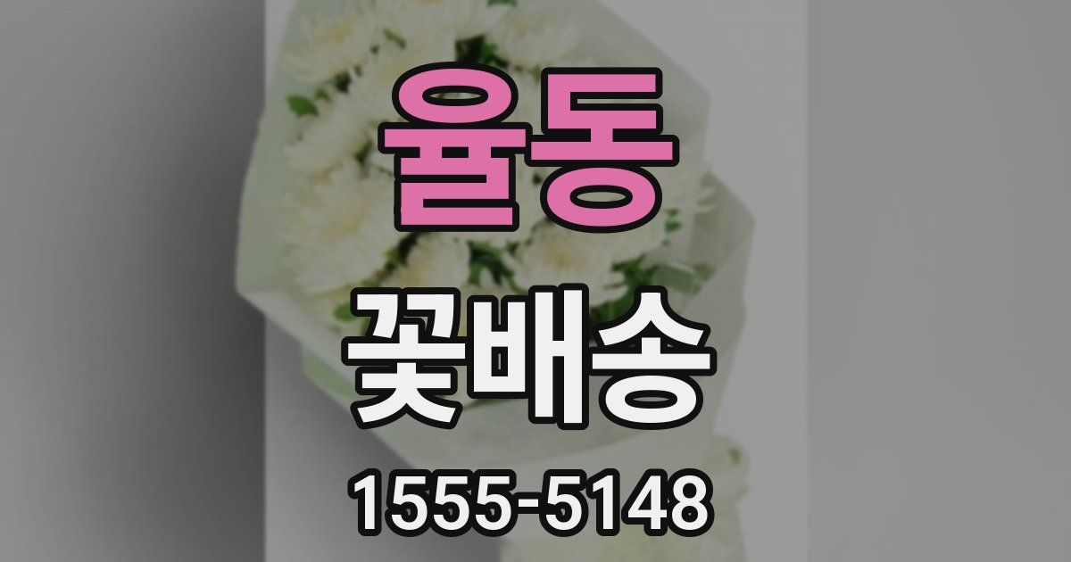 율동 꽃배송