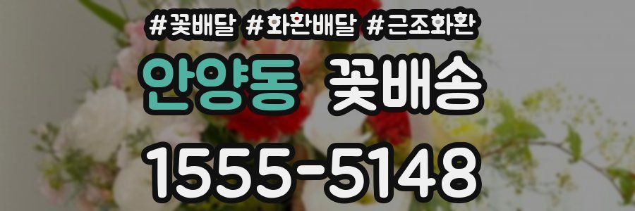 안양동 꽃배송