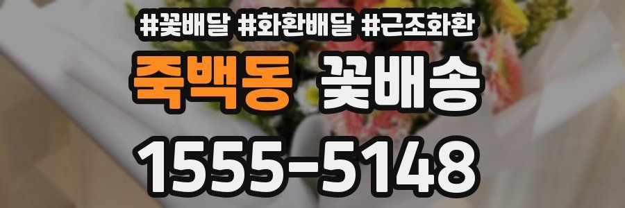 죽백동 꽃배송
