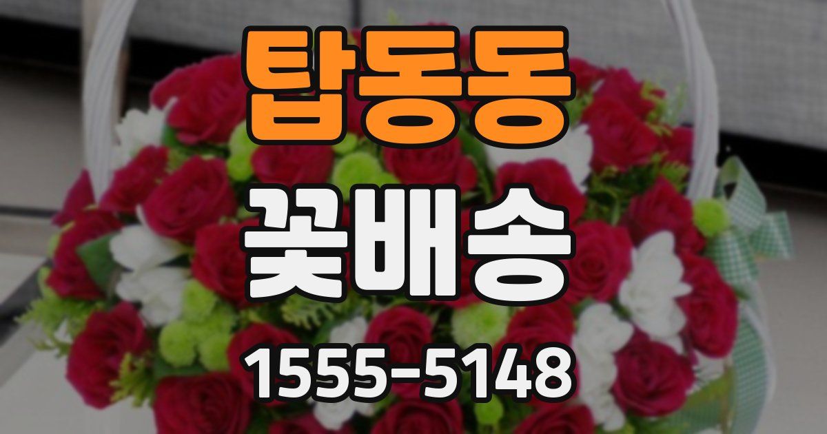 탑동동 꽃배송
