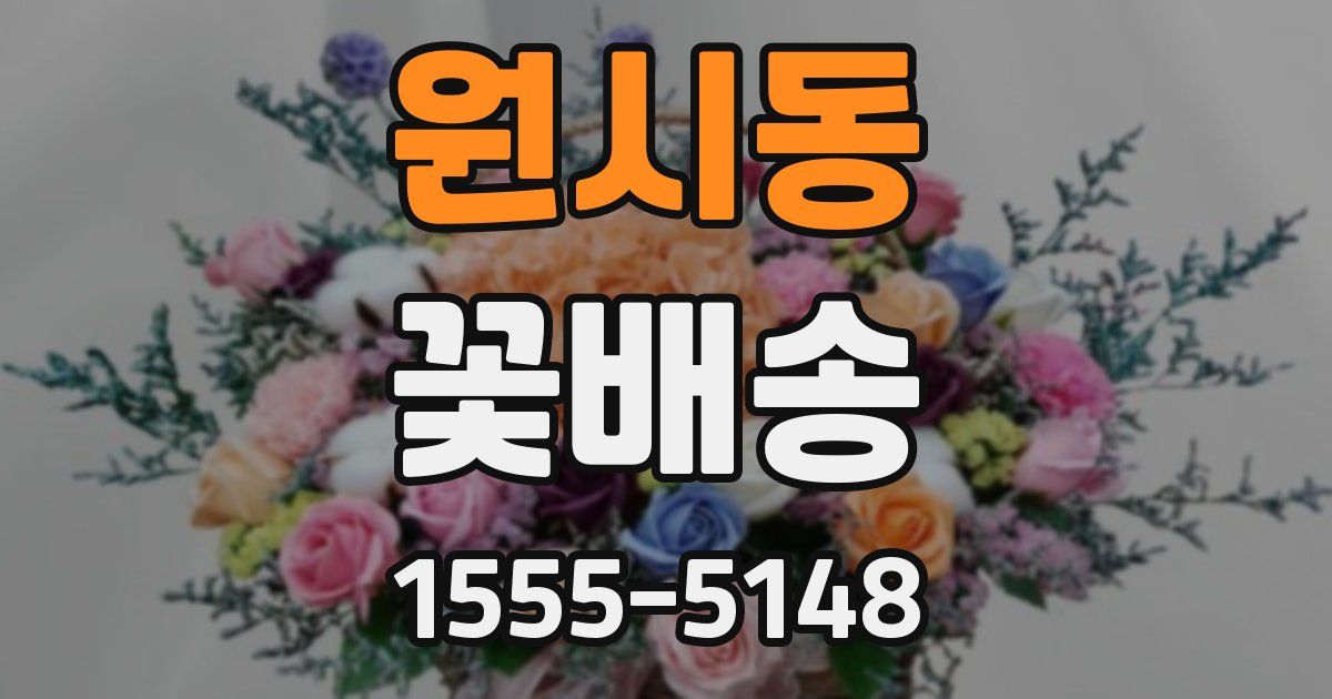 원시동 꽃배송