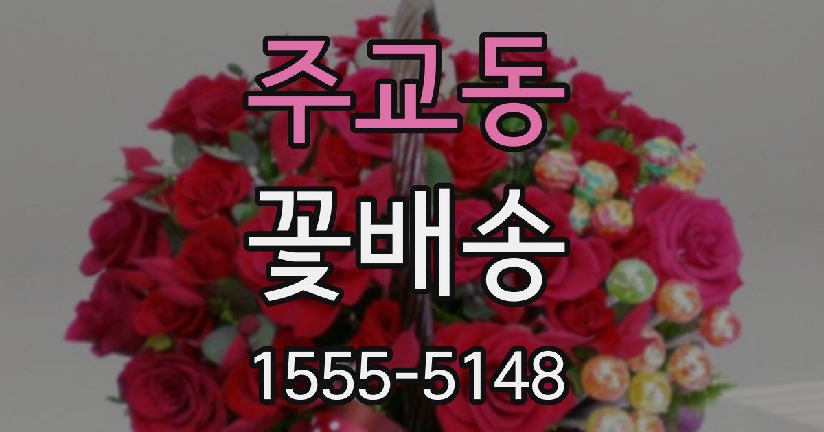 주교동 꽃배송