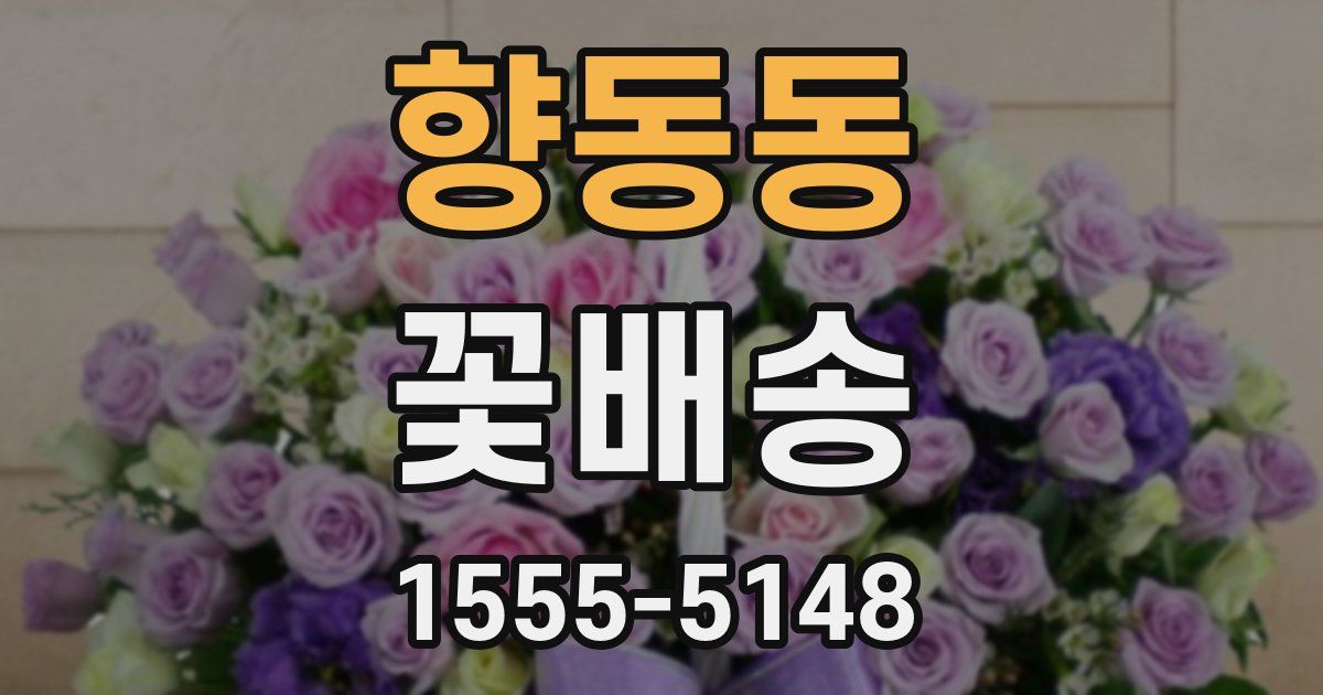향동동 꽃배송