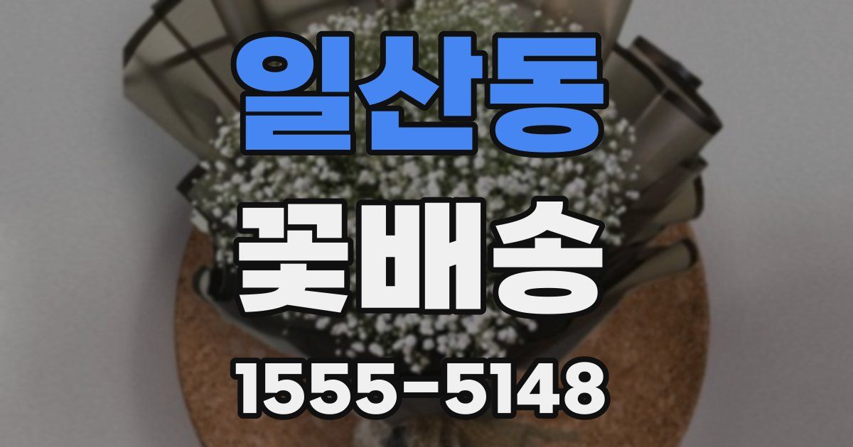 일산동 꽃배송