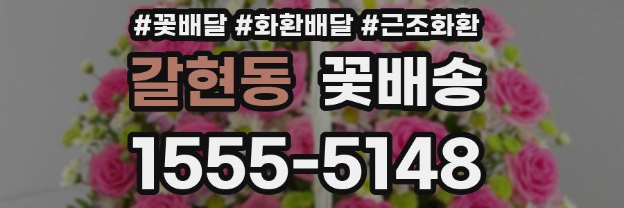 갈현동 꽃배송