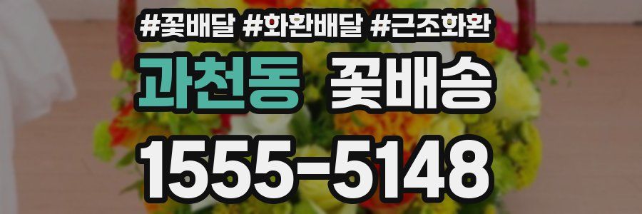과천동 꽃배송