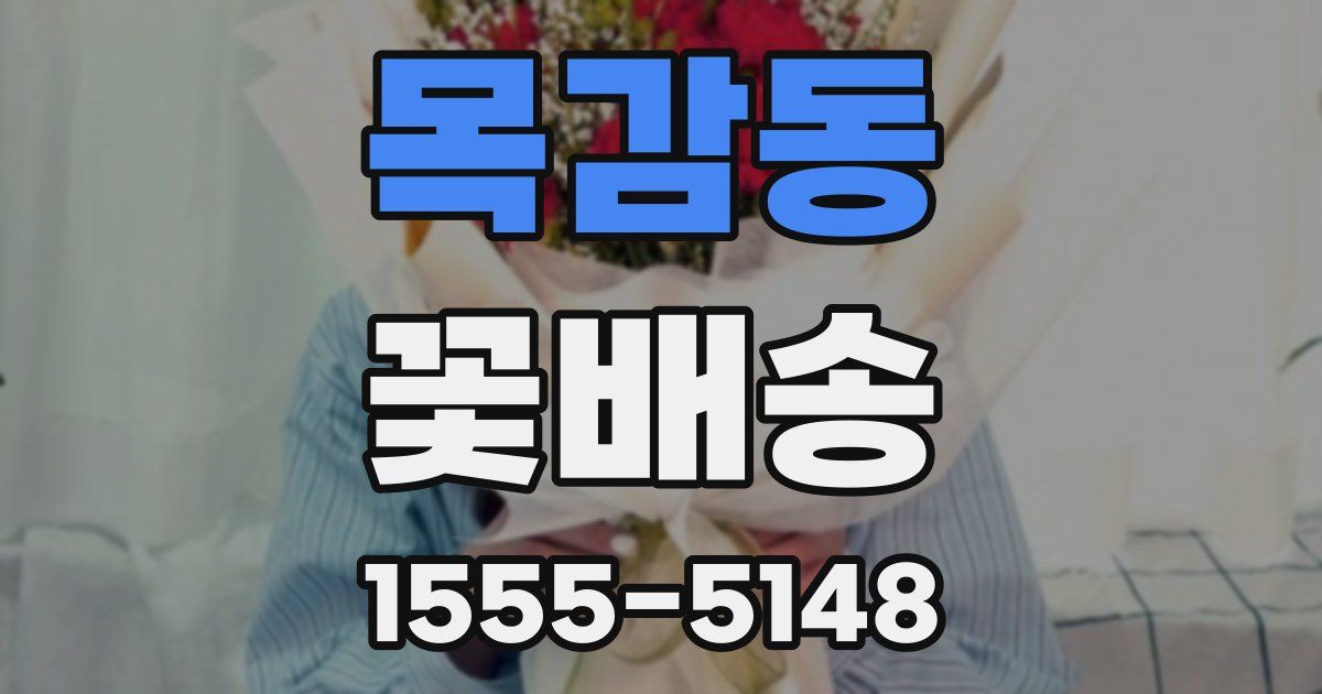 목감동 꽃배송