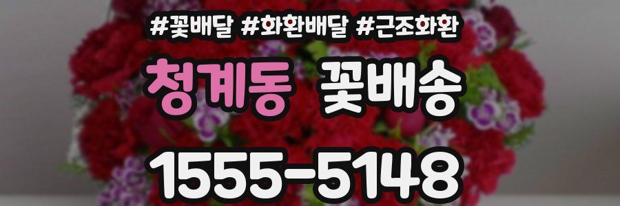 청계동 꽃배송