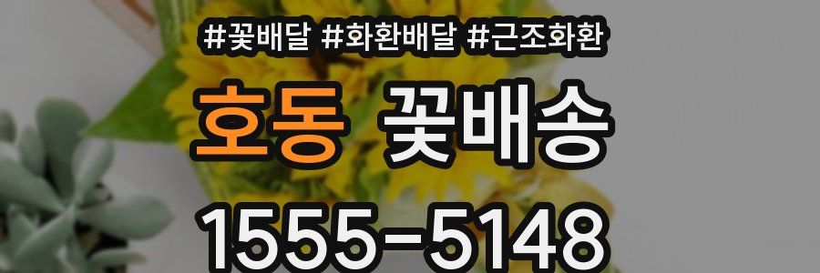 호동 꽃배송