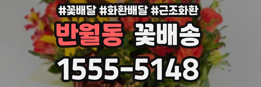 반월동 꽃배송