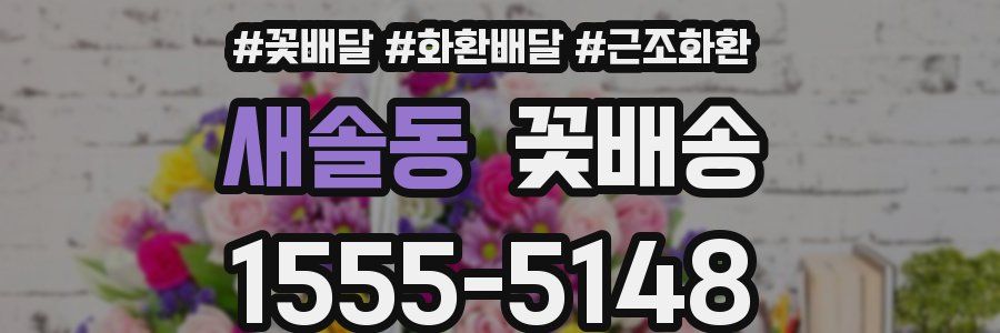 새솔동 꽃배송