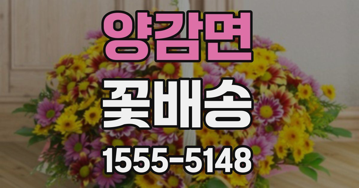 양감면 꽃배송