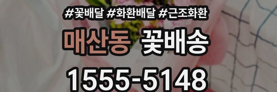 매산동 꽃배송