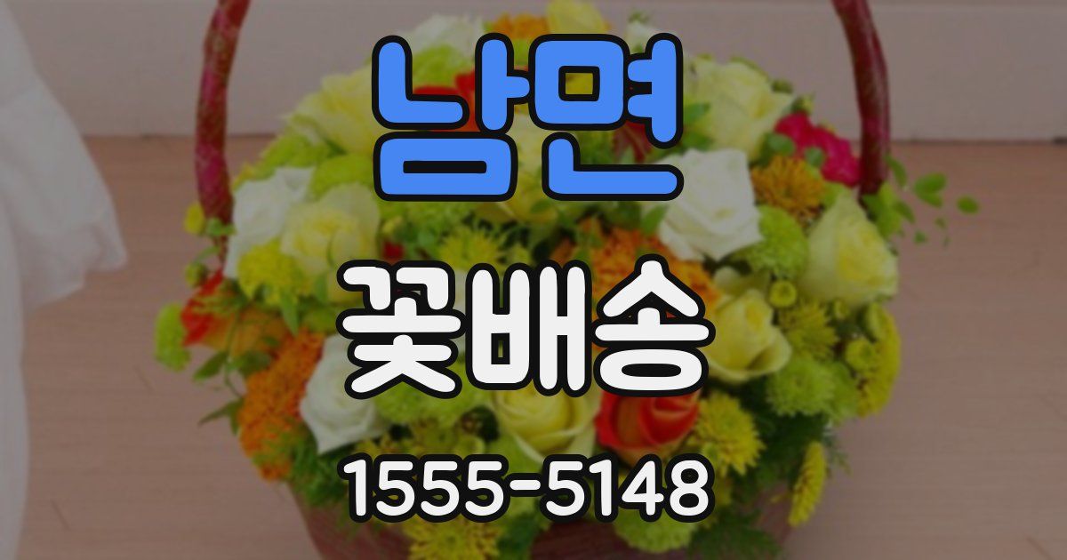 남면 꽃배송
