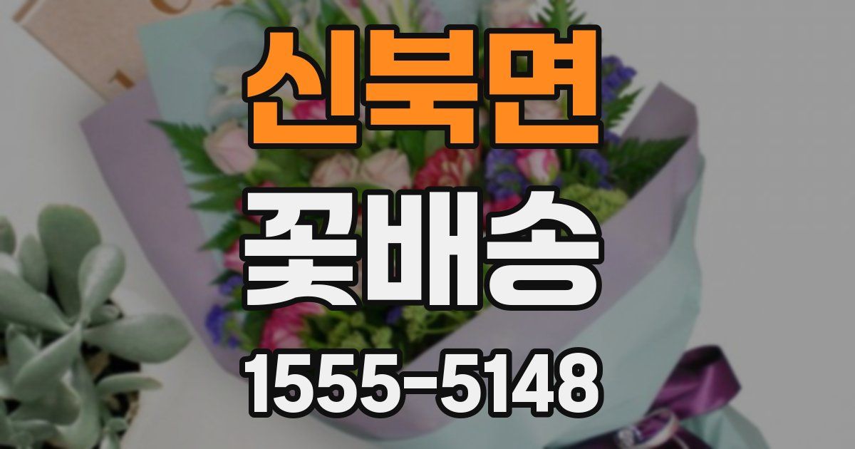 신북면 꽃배송