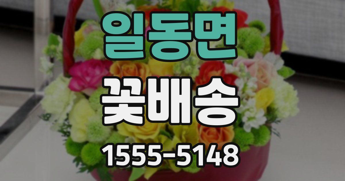 일동면 꽃배송