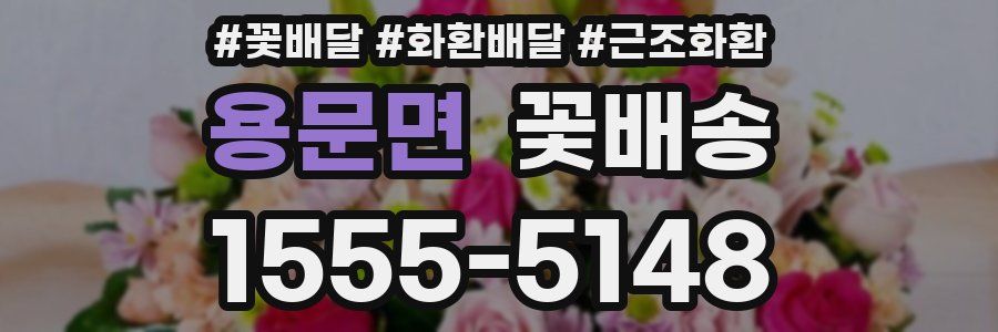 용문면 꽃배송