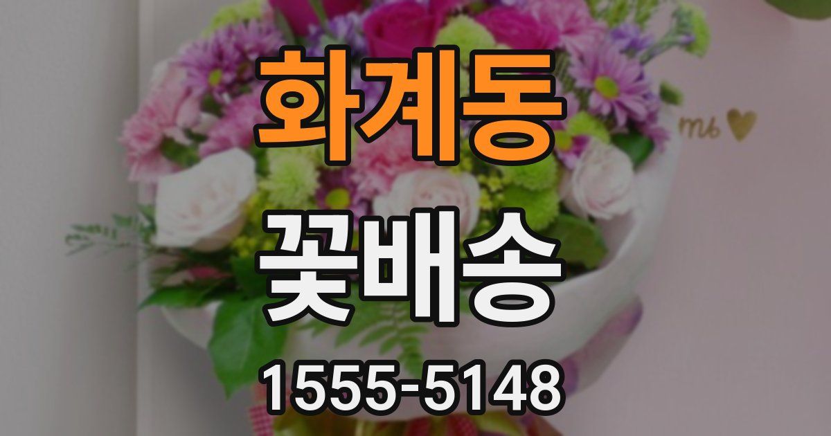화계동 꽃배송