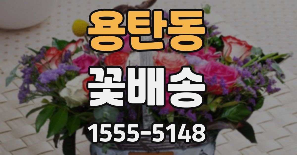 용탄동 꽃배송