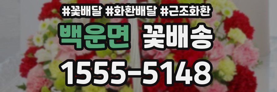 백운면 꽃배송