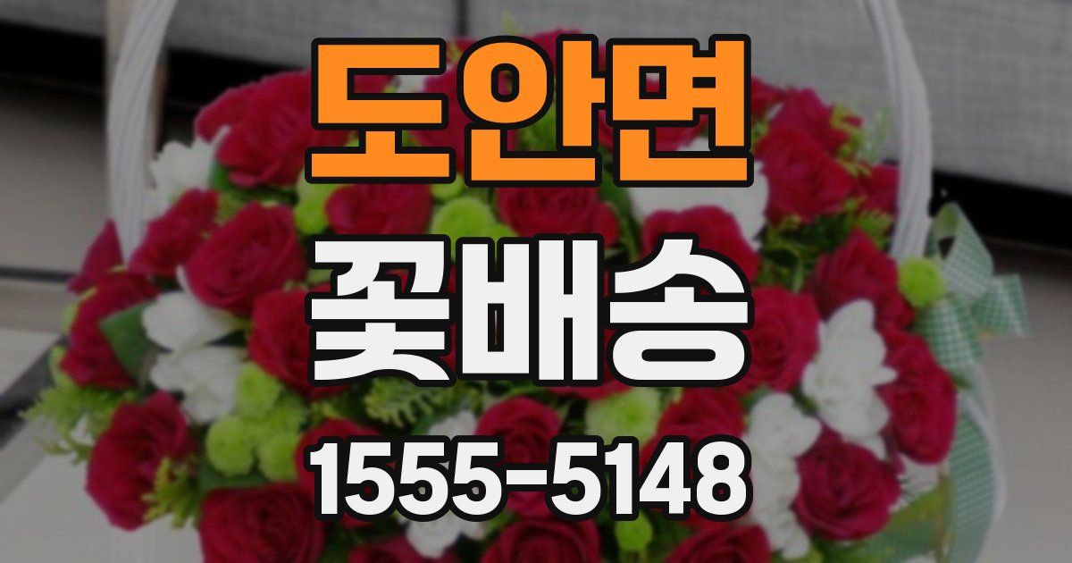 도안면 꽃배송