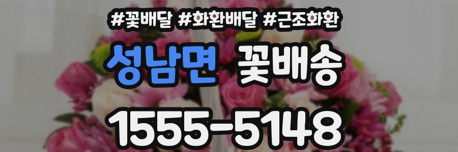 성남면 꽃배송
