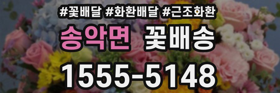 송악면 꽃배송