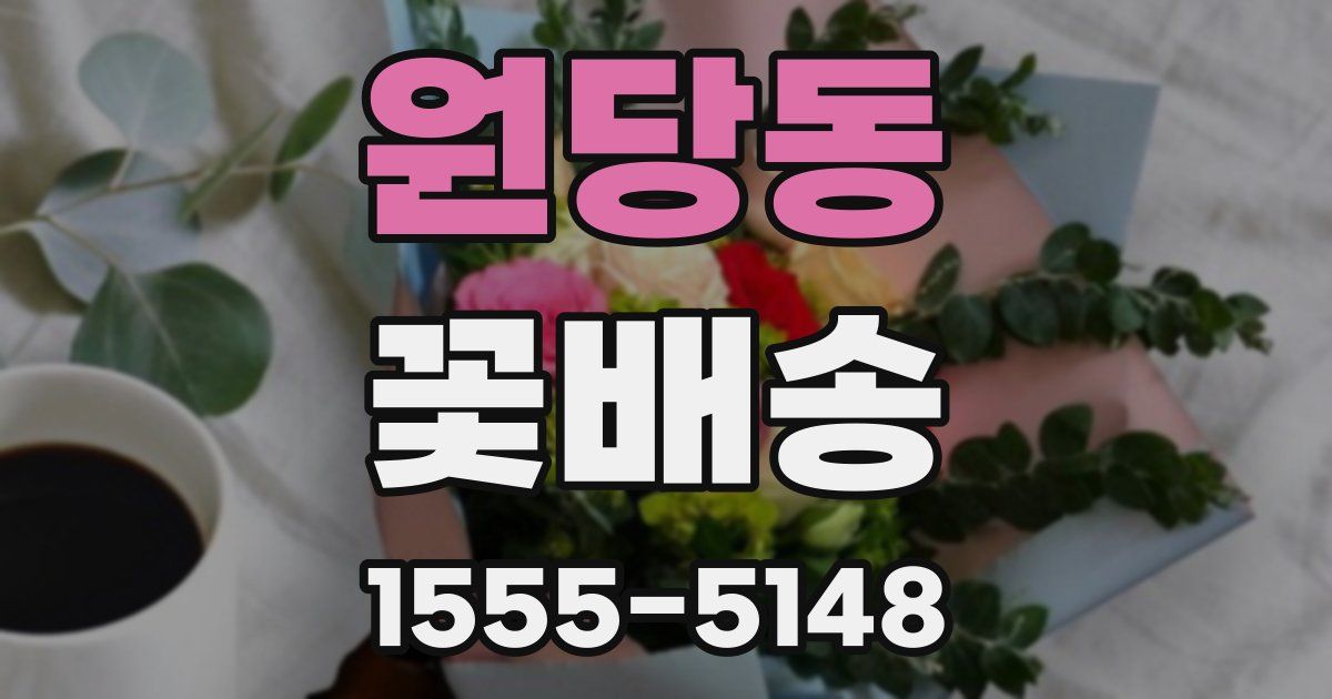 원당동 꽃배송