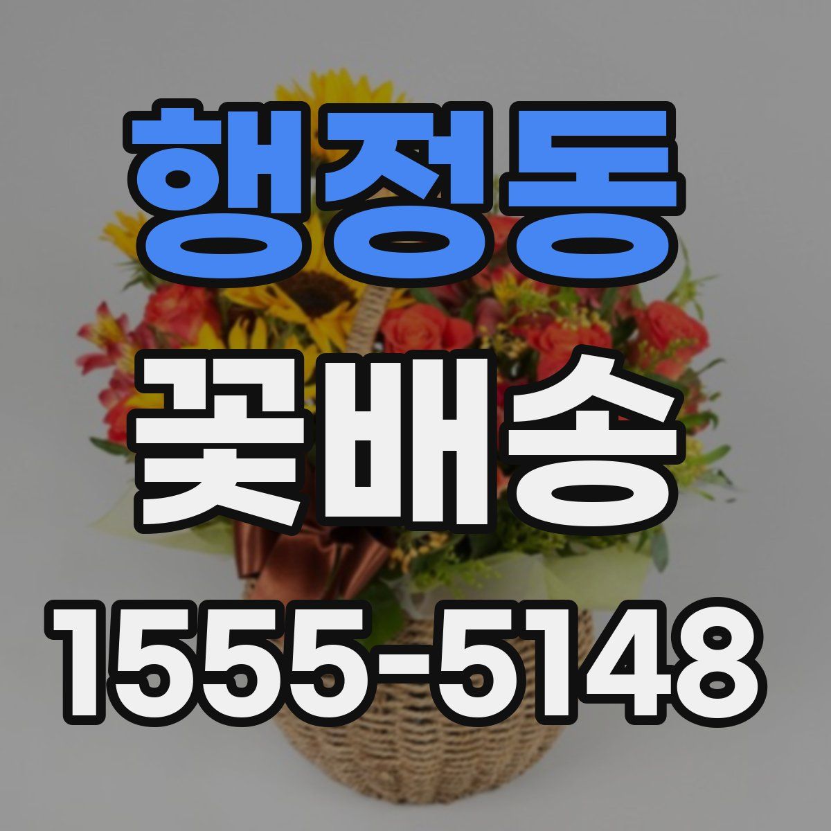 행정동 꽃배송