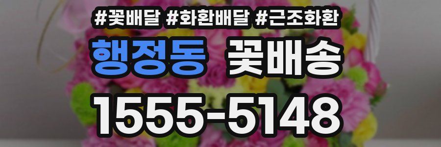 행정동 꽃배송