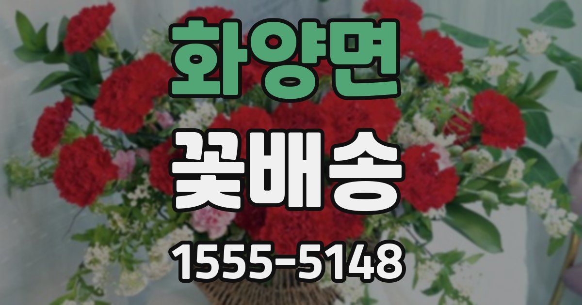 화양면 꽃배송