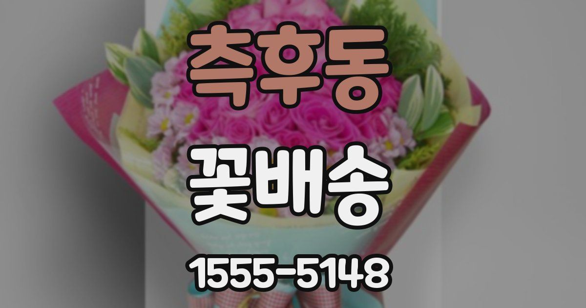 측후동 꽃배송