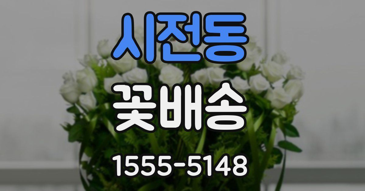 시전동 꽃배송