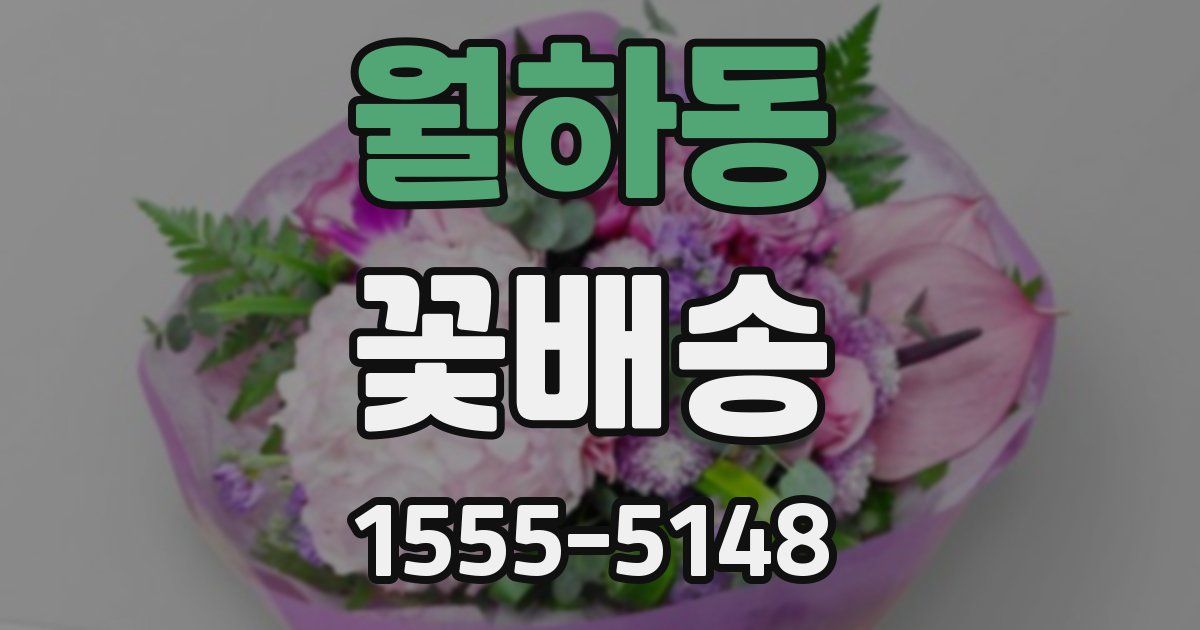 월하동 꽃배송