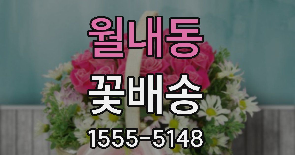 월내동 꽃배송