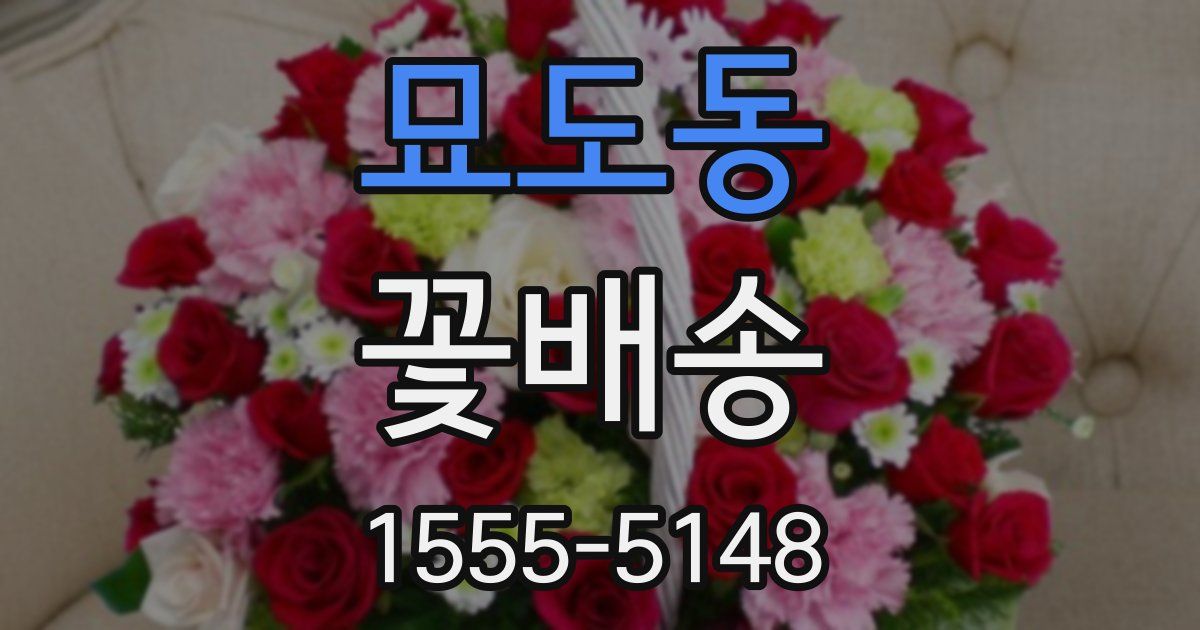 묘도동 꽃배송
