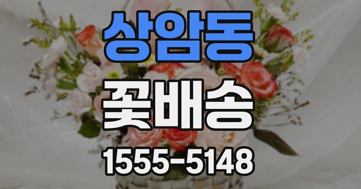 상암동 꽃배송