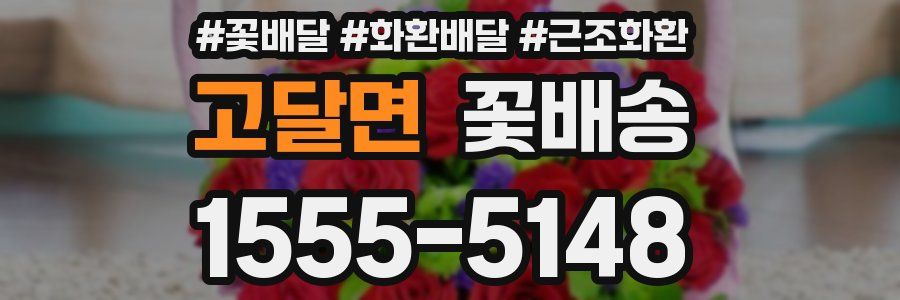 고달면 꽃배송