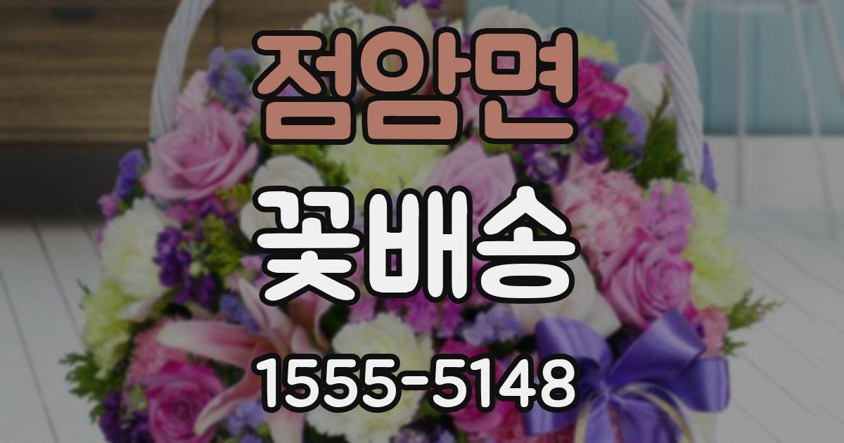 점암면 꽃배송